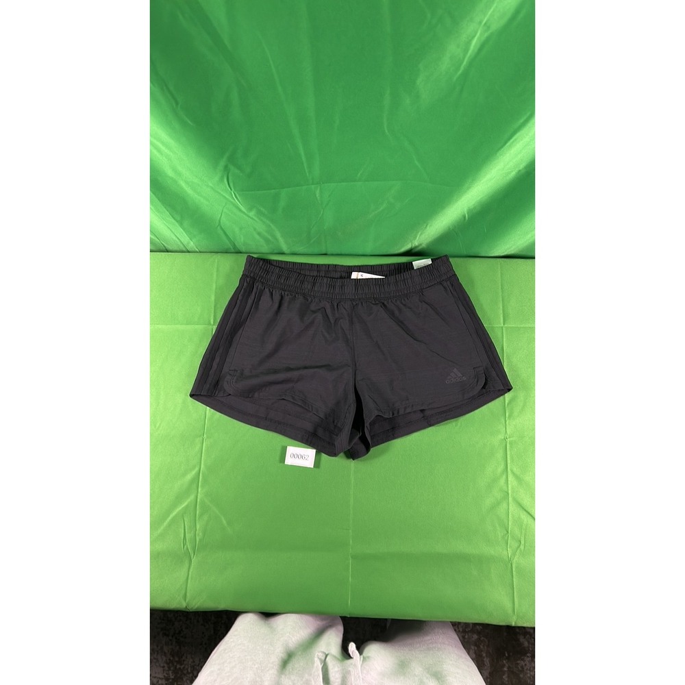 Adidas Womens Pacer 3S WVN Training Shorts Black GC7172 Size M